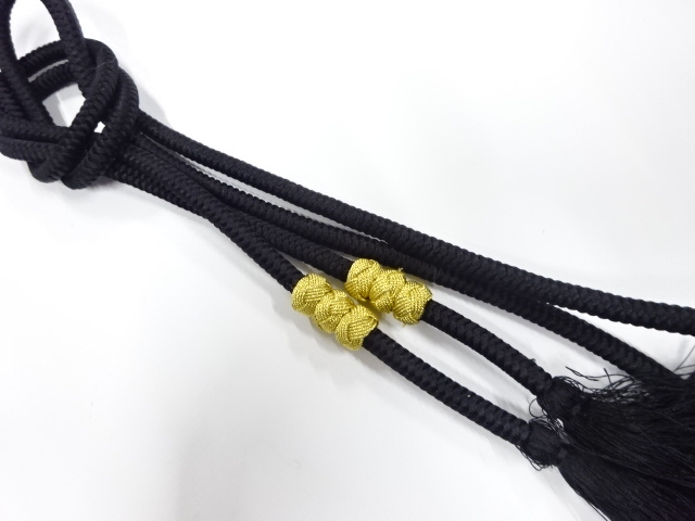 正絹　手組帯締め